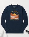 Do It Scared Long Sleeve T-Shirt Navy