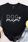 Dog Mum T-Shirt Black