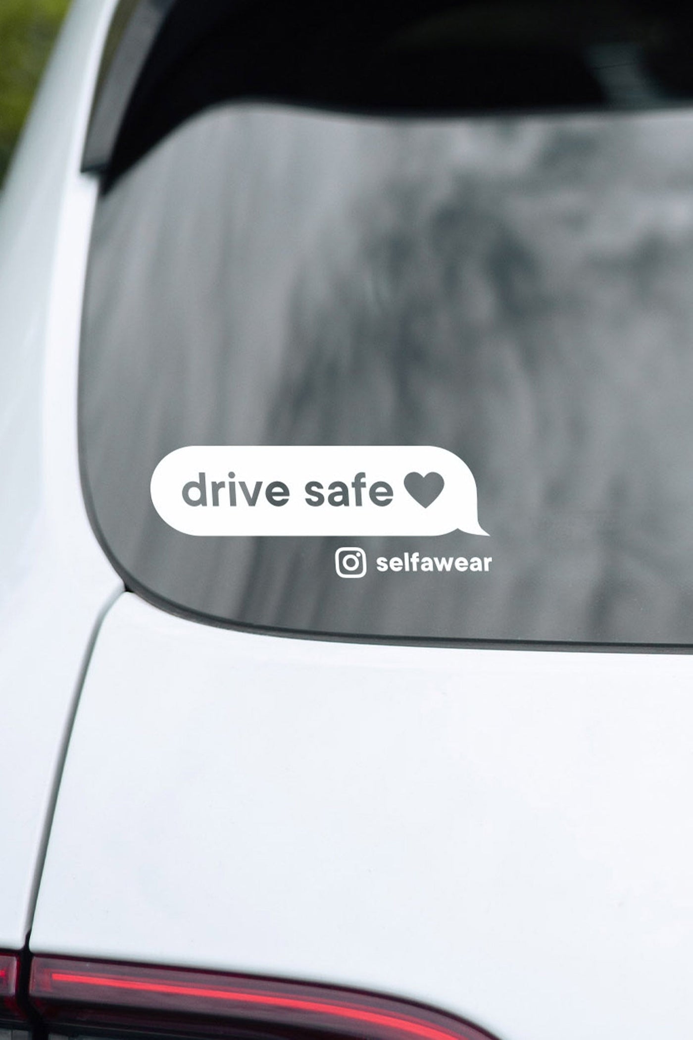 DRIVE SAFE. - Positive Driving Car Sticker Affirmation Stickers Selfawear 