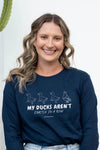 Ducks In A Row Long Sleeve T-Shirt Navy