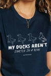 Ducks In A Row T-Shirt Navy