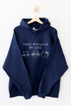Easily Distracted by Cats Hoodie Navy