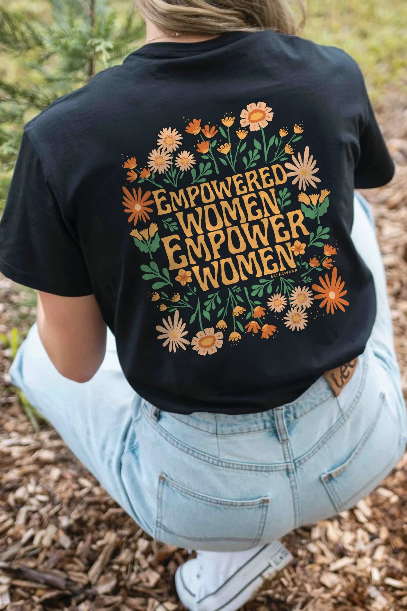 Empowered Women T-Shirt Black Shirts Selfawear 
