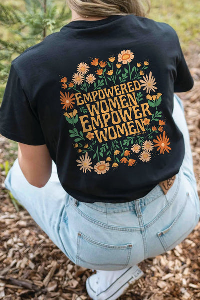 Empowered Women T-Shirt Black Shirts Selfawear 