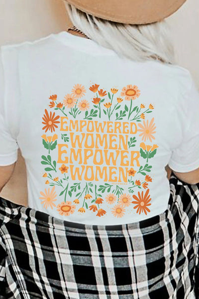 Empowered Women T-Shirt White Shirts Selfawear 
