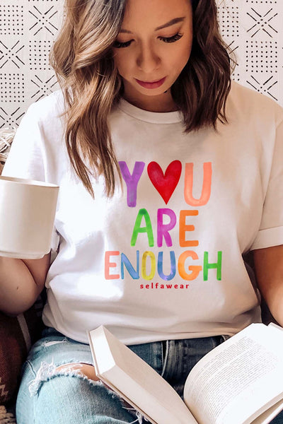 Enough T-Shirt White Shirts Selfawear 