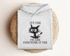 Everything Is Fine Hoodie Grey