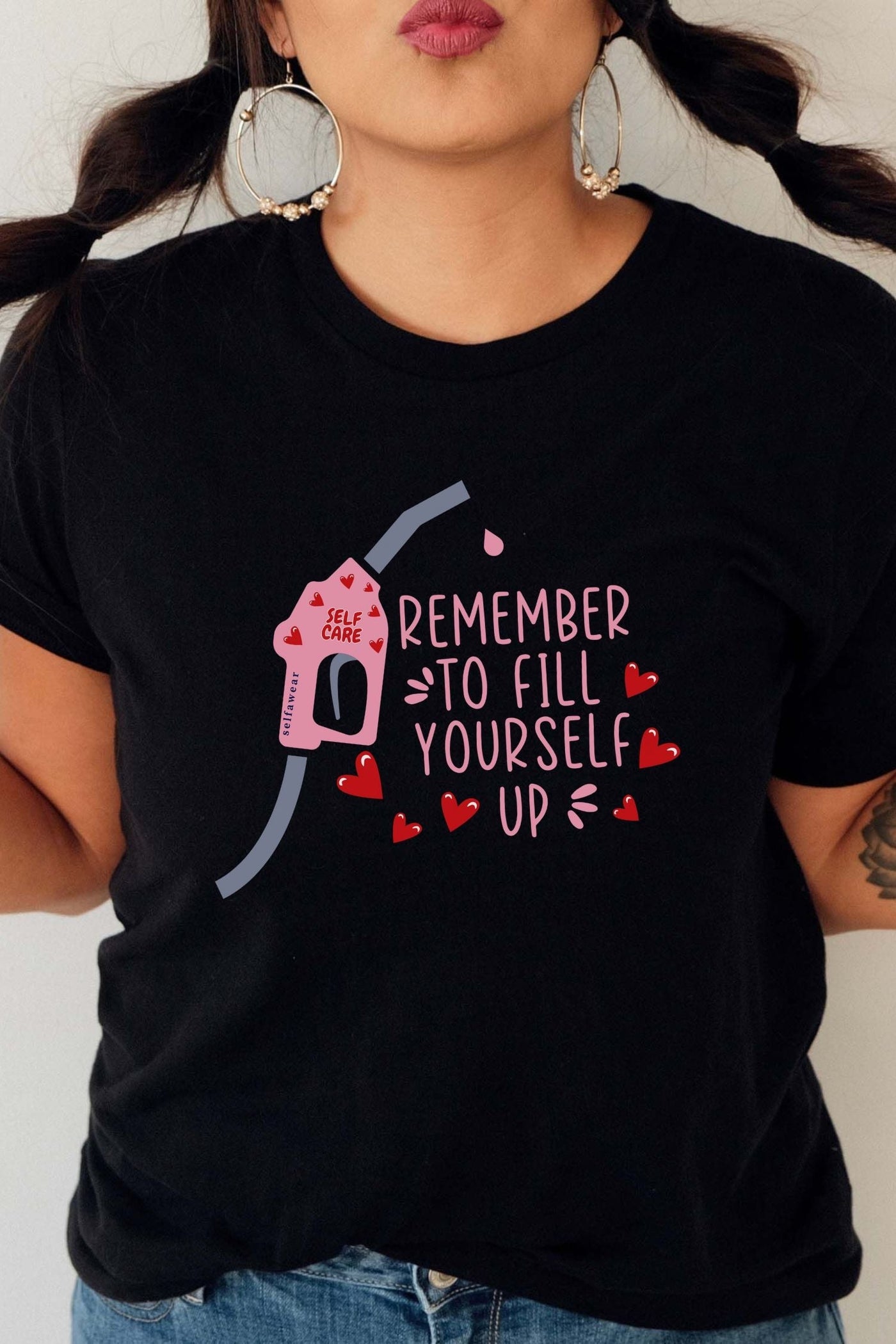 Fill Your Cup T-Shirt Black Shirts Selfawear 