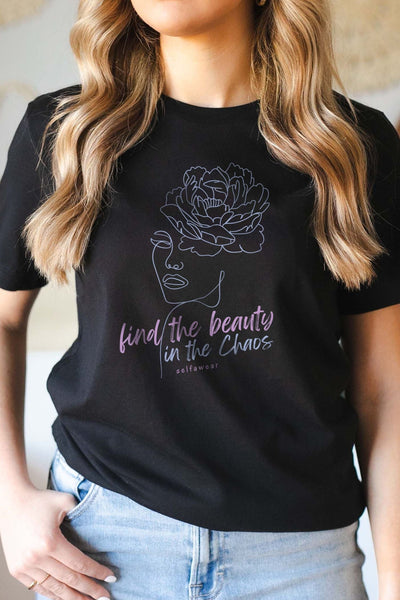 Find the Beauty T-Shirt Black Shirts Selfawear 
