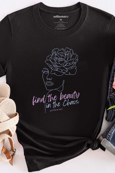 Find the Beauty T-Shirt Black Shirts Selfawear 