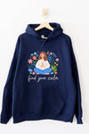 Find Your Calm Hoodie Navy