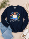 Find Your Calm Long Sleeve T-Shirt Navy