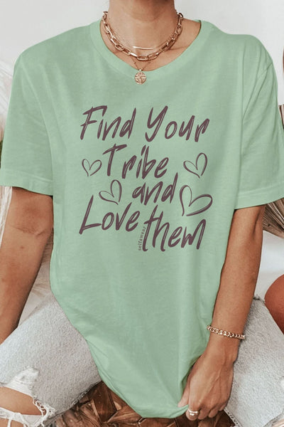 Find Your Tribe T-Shirt Matcha Shirts Selfawear 