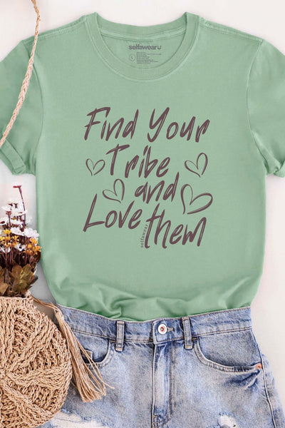 Find Your Tribe T-Shirt Matcha Shirts Selfawear 