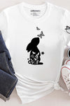 Floral Bunny T-Shirt White