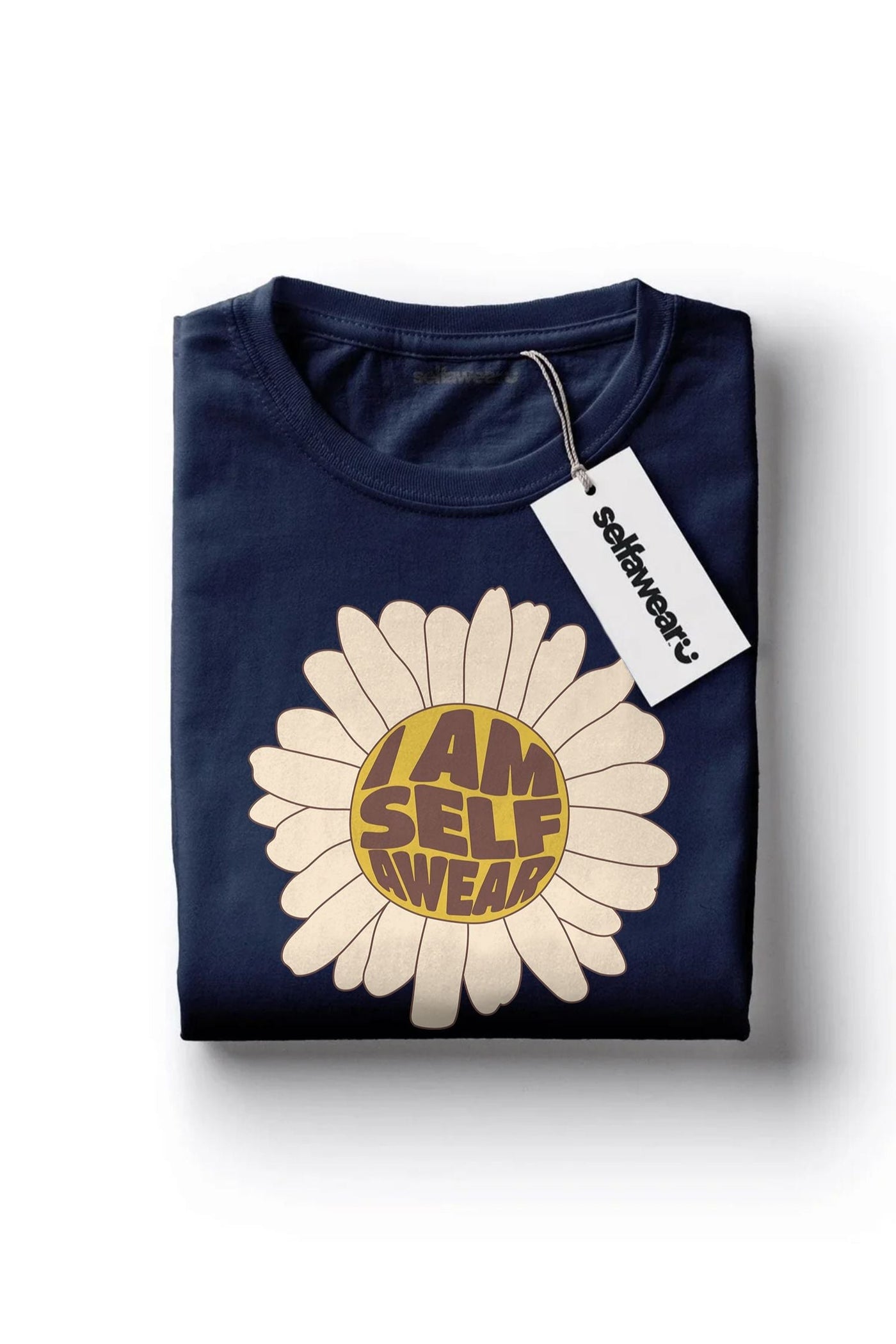 Flower T-Shirt Navy Shirts Selfawear 