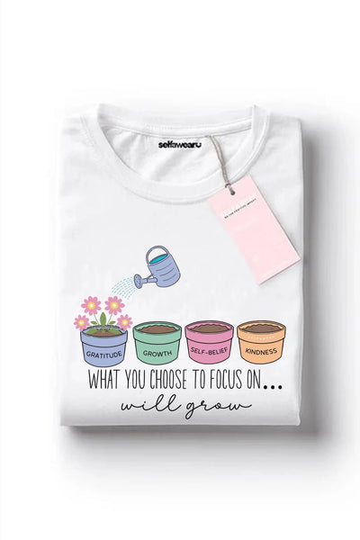 Focus T-Shirt White Shirts Selfawear 
