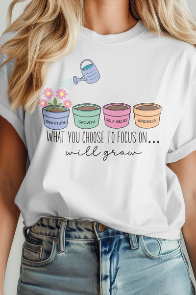 Focus T-Shirt White Shirts Selfawear 