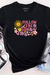 Follow The Sun T-Shirt Black