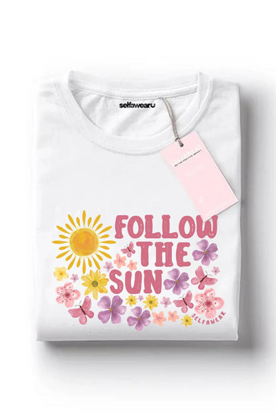 Follow The Sun T-Shirt White Shirts Selfawear 