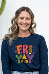 Friyay Long Sleeve T-Shirt Navy