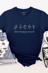 Grow Positive Thoughts T-Shirt Navy