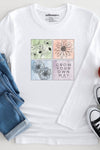 Grow Your Own Way Long Sleeve T-Shirt White