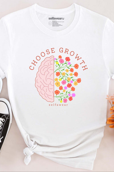 Growth Begins from Within T-Shirt White Shirts Selfawear 