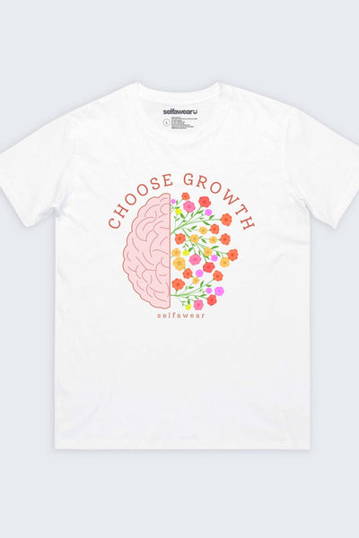 Growth Begins from Within T-Shirt White Shirts Selfawear 