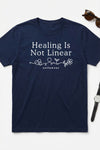 Healing is Not Linear T-Shirt Navy