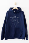 Here, have some love Hoodie Navy