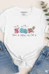 Home is Where my Cat is T-Shirt White