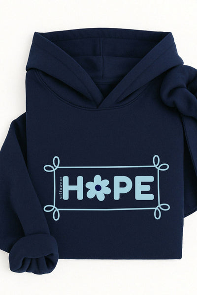 Hope Hoodie Navy Hoodie Selfawear 