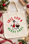 Ibis BBQ Tote Bag Natural