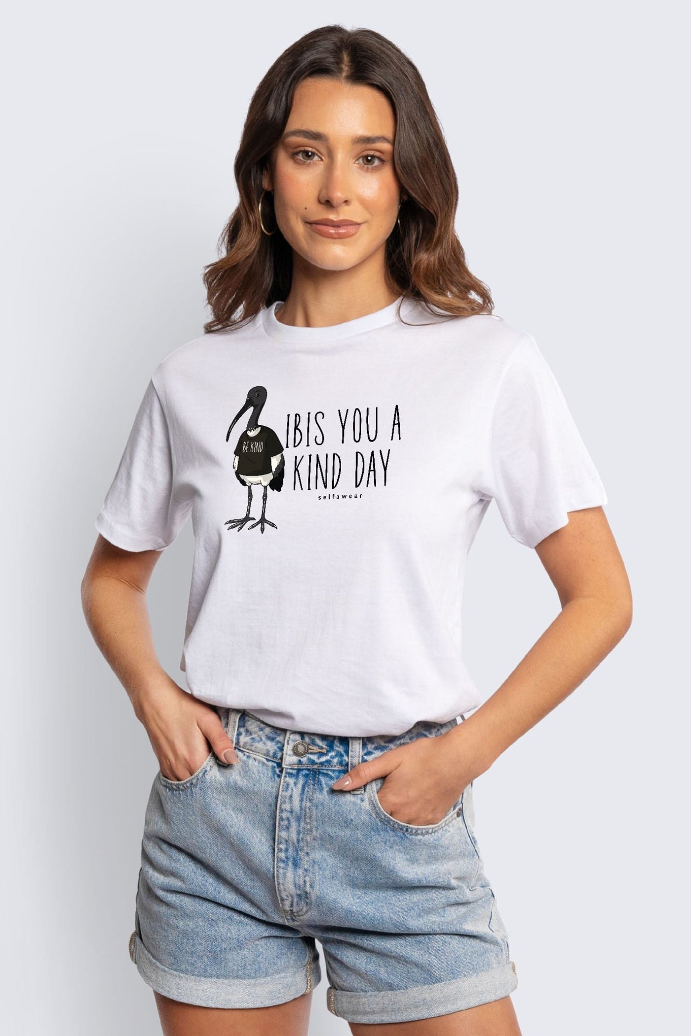 Ibis you a Kind Day T-Shirt White Shirts Selfawear 