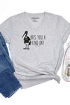 Ibis you a Kind Day V-Neck T-Shirt Grey