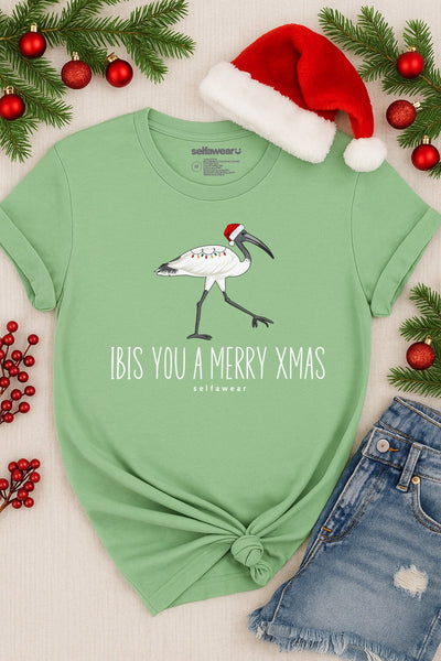 Ibis you a Merry Xmas T-Shirt Matcha Shirts Selfawear 