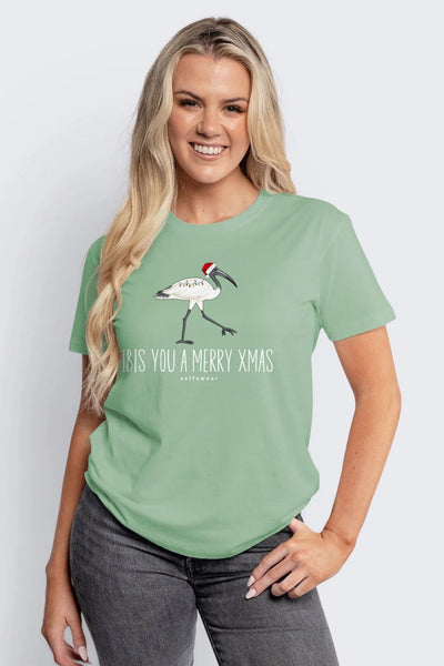 Ibis you a Merry Xmas T-Shirt Matcha Shirts Selfawear 