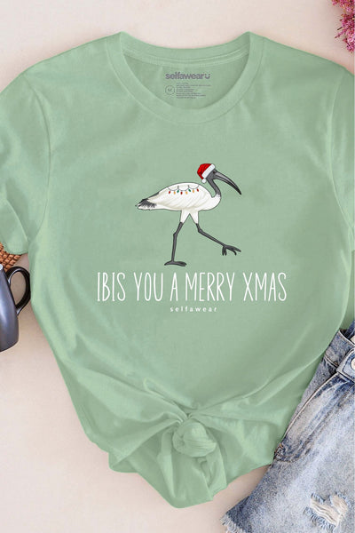 Ibis you a Merry Xmas T-Shirt Matcha Shirts Selfawear 