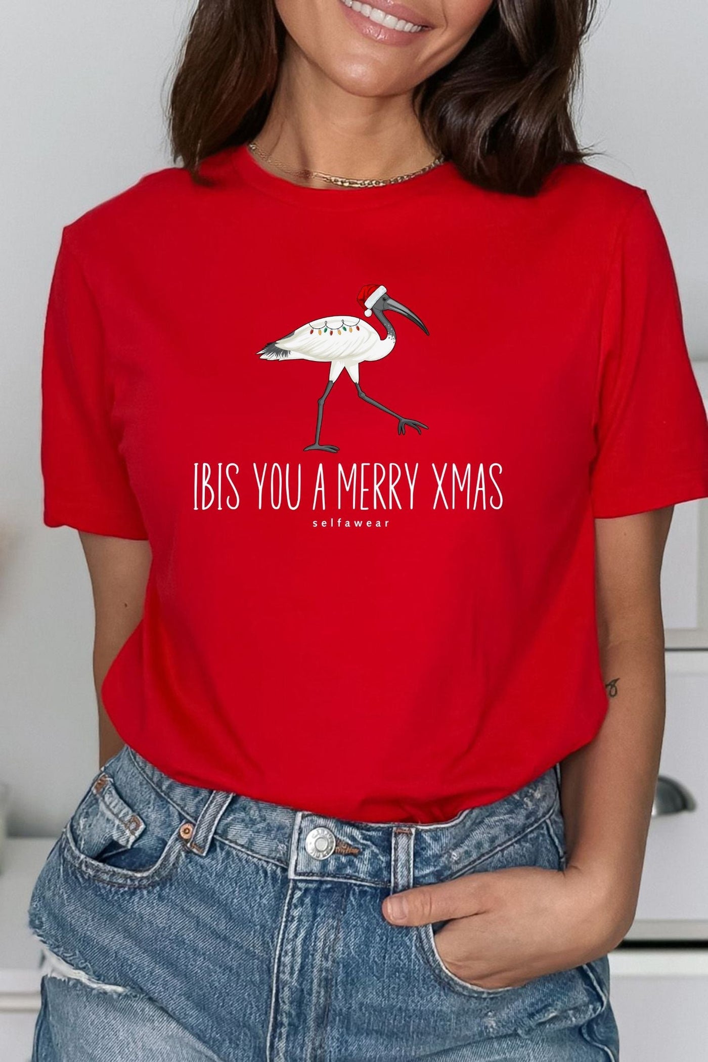 Ibis you a Merry Xmas T-Shirt Red Shirts Selfawear 