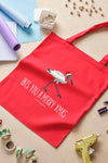 Ibis You a Merry Xmas Tote Bag Red