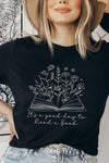 It's a Good Day to Read a Book T-Shirt Black