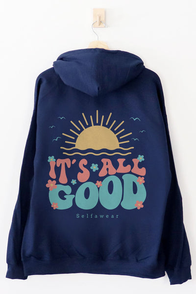 It's All Good Hoodie Navy Shirts Selfawear 