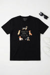 Just a Girl and her Dog T-Shirt Black