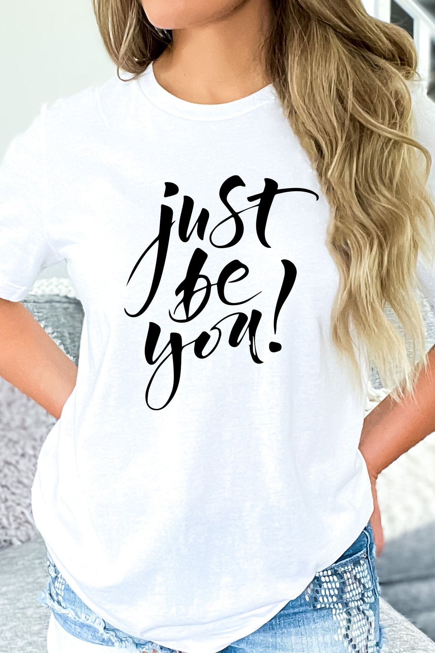 Just Be You T-Shirt White Shirts Selfawear 