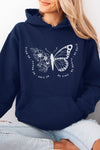 Kind Heart, Bold Wings Hoodie Navy
