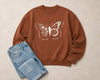 Kind Heart, Bold Wings Sweatshirt Cocoa