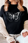 Kind Heart, Bold Wings T-Shirt Black