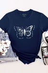 Kind Heart, Bold Wings T-Shirt Navy