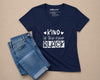 Kind is the New Black V-Neck T-Shirt Navy